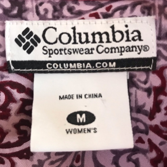 Columbia pink cord corduroy shirt Button up collar - Picture 6 of 11